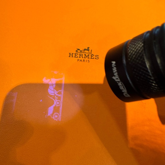 Pre-loved Hermes Calfskin Womens Sneakers Size36.5 color: White Gray Pink - Picture 16 of 16